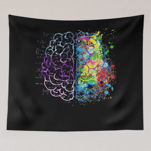 Item preview, Colorful Brain Art Teacher Artist Painter teacher brain lover designed and sold by MoMasry.