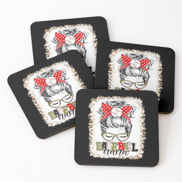 Artikelvorschau, Baseball Nana Funny Baseball Lovers Leopard gebleicht entworfen und verkauft von MichelSorour.
