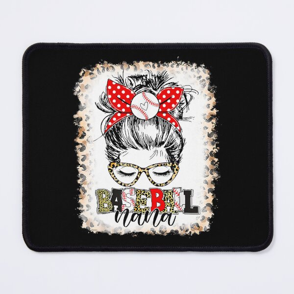 Item preview, Baseball Nana Funny Baseball Lovers Leopard Bleached designed and sold by MichelSorour.
