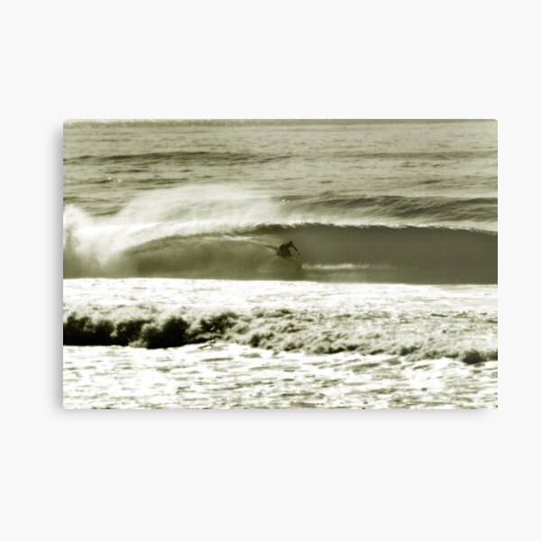 simon farrer.kneeboard surfing Metal Print