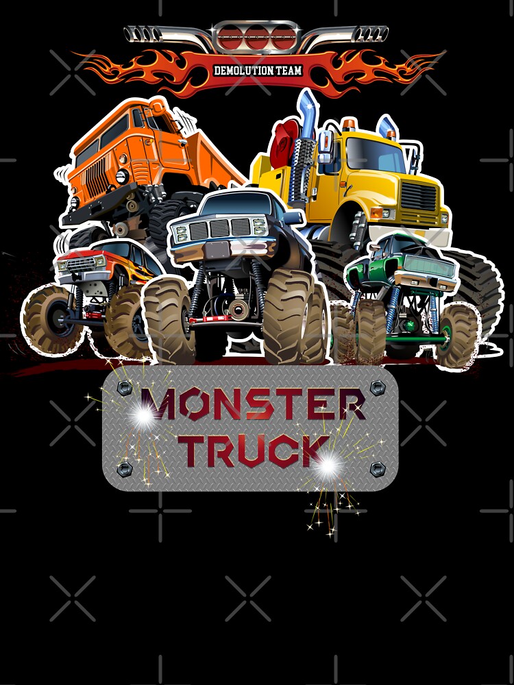 Cartoon Monster Truck  Monster trucks, Monster, Trucks