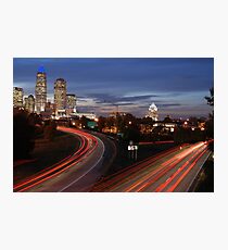 Charlotte Night Time Skyline (North Carolina) Photographic Print