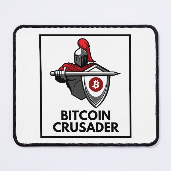 Item preview, Bitcoin Crusader designed and sold by CryptoBeings.