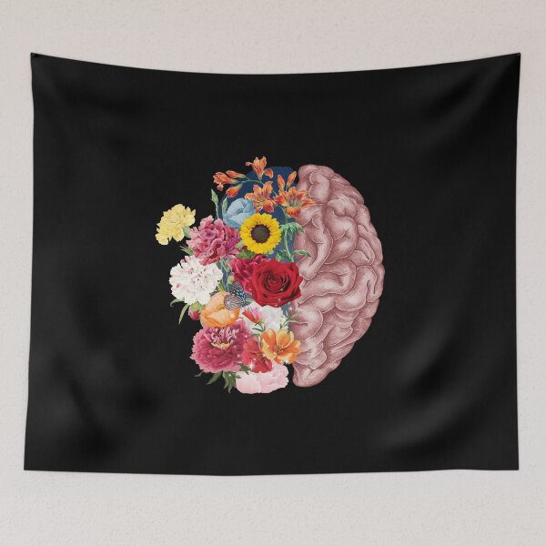 Item preview, Colorful flowers Brain Art Teacher Artist Painter teacher brain lover designed and sold by MoMasry.