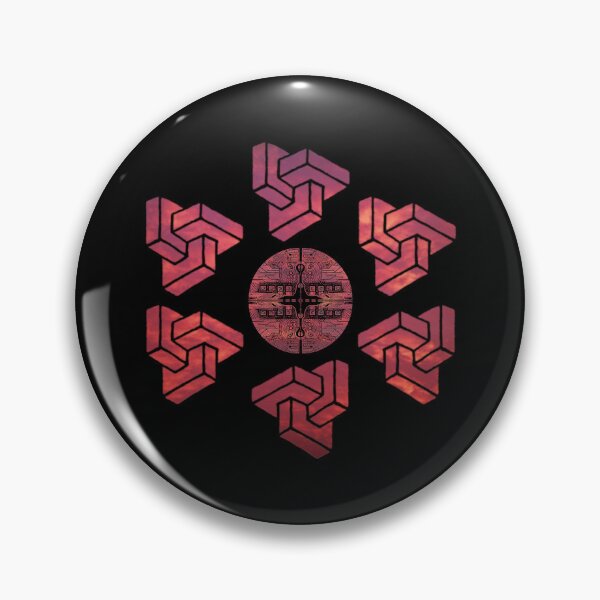 Item preview, Red Sky Cuboid Alignment designed and sold by createVisions.