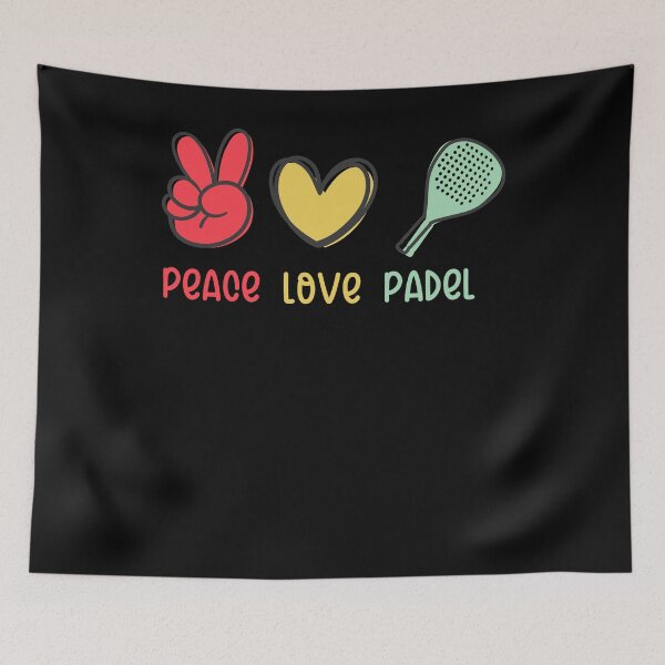 Item preview, Peace Love and Padel for padel players and fans designed and sold by Cedinho.