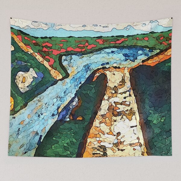 Item preview, landscape painting designed and sold by Fuzzyart1977.