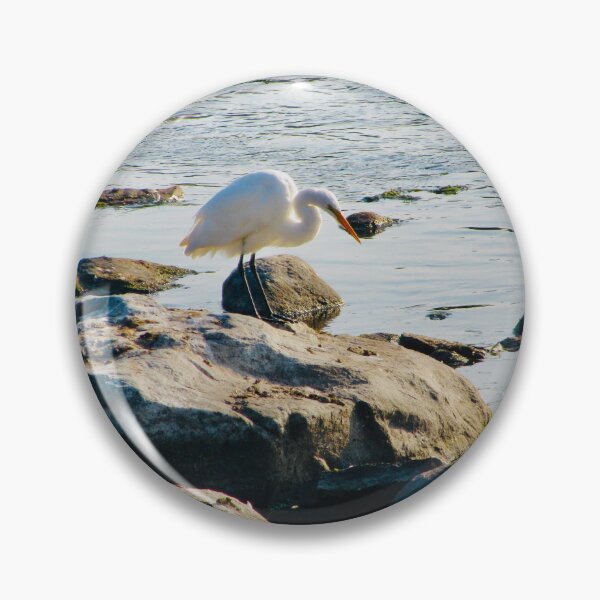 Item preview, Egret on the Rocks designed and sold by Shulie1.