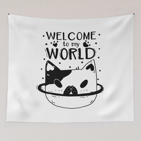 Item preview, Welcome to my Cat world designed and sold by razvigod.
