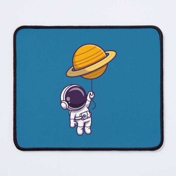 Item preview, Cute Astronaut Floating With Planet Balloon In Space designed and sold by MoaaStore.
