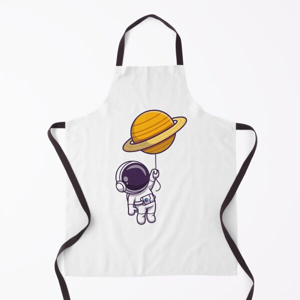 Item preview, Cute Astronaut Floating With Planet Balloon In Space designed and sold by MoaaStore.