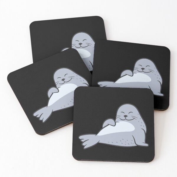 Item preview, Seal - relaxed and friendly enjoying the sun designed and sold by Mohja-Design.