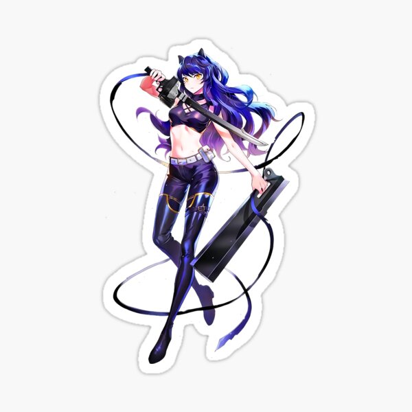 Item preview, Rwby Blake Belladonna Anime Sticker designed and sold by queenzoid.