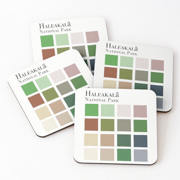 Item preview, Minimalist Haleakalā National Park color palette designed and sold by RecklessSower.