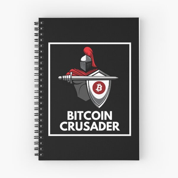 Item preview, Bitcoin Crusader designed and sold by CryptoBeings.