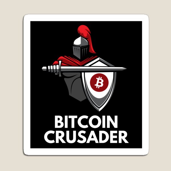 Item preview, Bitcoin Crusader  designed and sold by CryptoBeings.