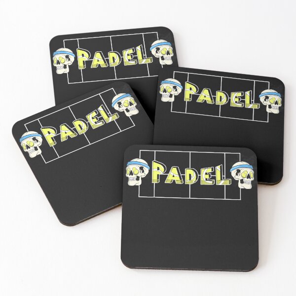 Item preview, Padel skull with tennis balls for padel fans designed and sold by Cedinho.