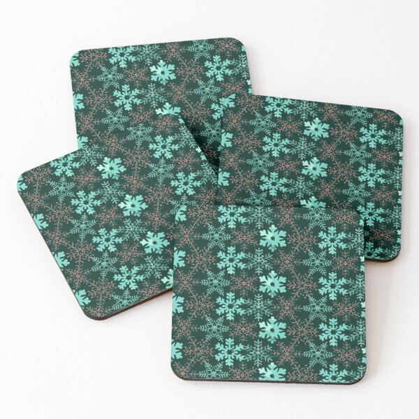 Artikelvorschau, Green Mosaic Snowflakes entworfen und verkauft von Carolina Diaz.