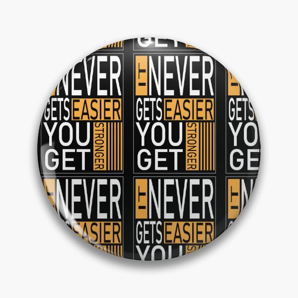 Item preview, it never gets easier you get stronger designed and sold by StudentLuxLife.
