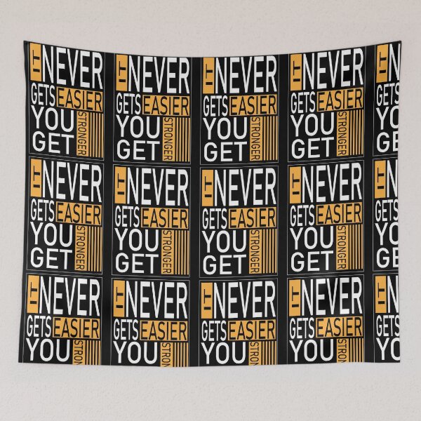 Item preview, it never gets easier you get stronger designed and sold by StudentLuxLife.