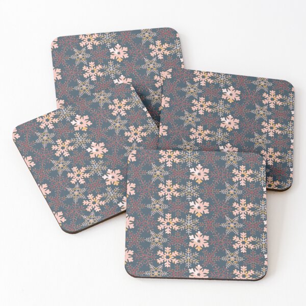 Artikelvorschau, Pink Mosaic Snowflakes entworfen und verkauft von Carolina Diaz.