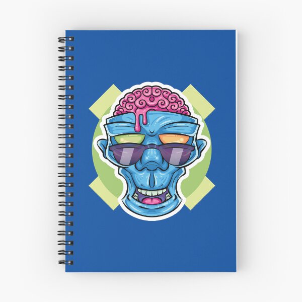 Item preview, Zombie wearing glasses - Cool Zombie with a melting brain. designed and sold by YABODesigns.