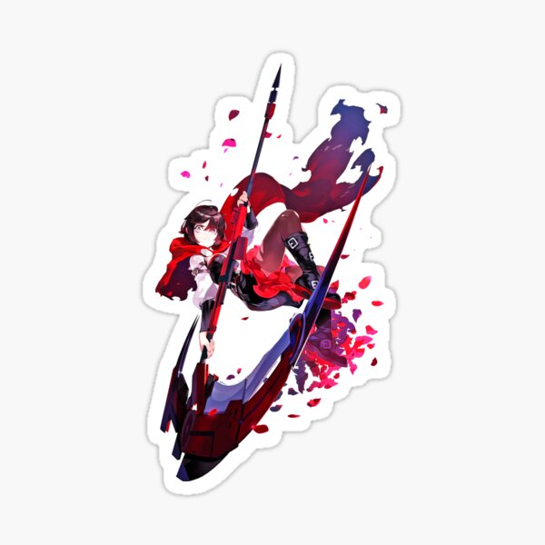 Item preview, Rwby Ruby Rose Sticker - Rwby Girl designed and sold by queenzoid.