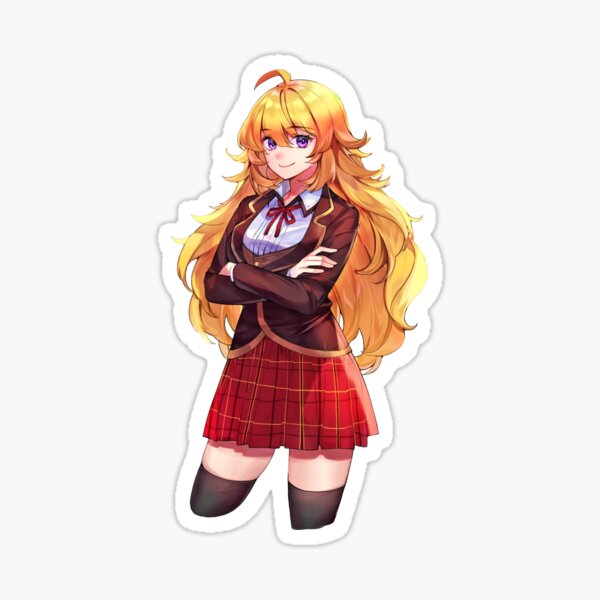 Item preview, Rwby Yang Xiao Long Anime Sticker  designed and sold by queenzoid.