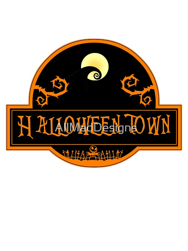 Download "Halloween Town" Stickers by AllMadDesigns | Redbubble