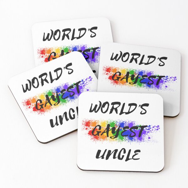 Item preview, World's Gayest Uncle designed and sold by LuckyKermit.