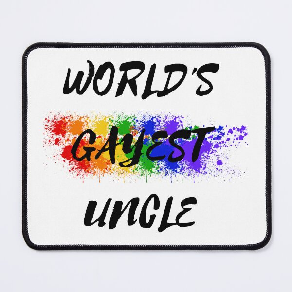 Item preview, World's Gayest Uncle designed and sold by LuckyKermit.