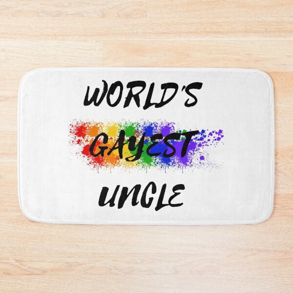 Item preview, World's Gayest Uncle designed and sold by LuckyKermit.