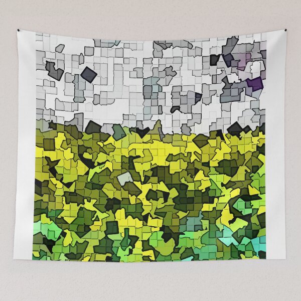 Item preview, cubist flowerfield designed and sold by Fuzzyart1977.