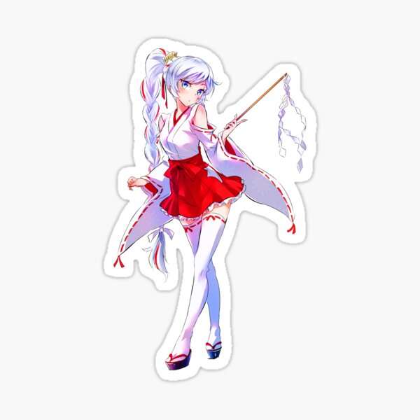 Item preview, Rwby Weiss Schnee FanartClassic Sticker designed and sold by queenzoid.
