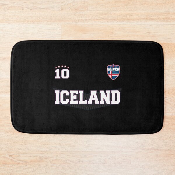 Item preview, Iceland Soccer Shirt With Flag Shield And Number 10 Essential T-Shirt designed and sold by opheimbyrneh.