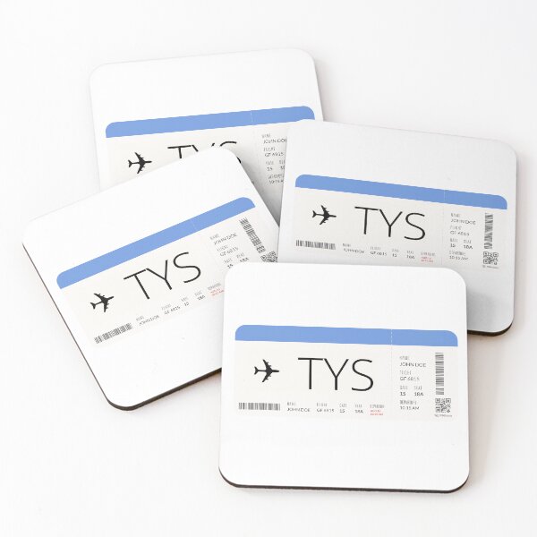 Item preview, Plane Ticket Knoxville Aiport designed and sold by ILoveKnox.