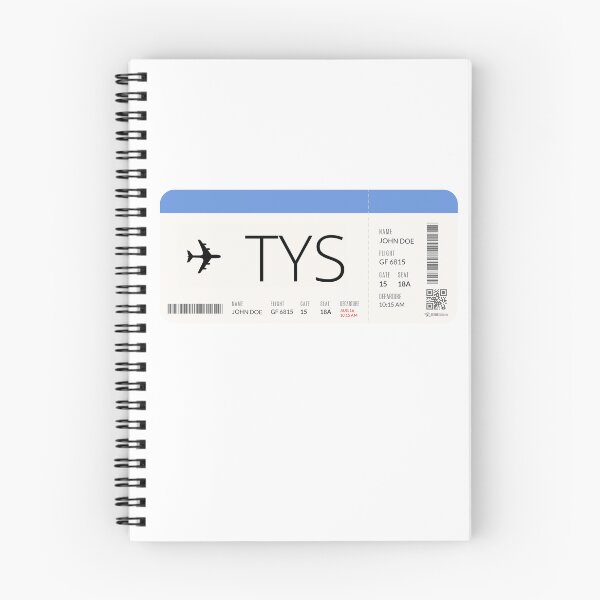 Item preview, Plane Ticket Knoxville Aiport designed and sold by ILoveKnox.