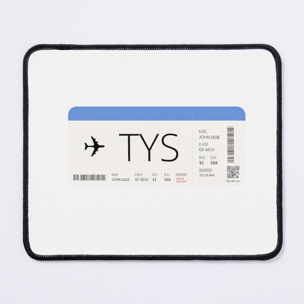Item preview, Plane Ticket Knoxville Aiport designed and sold by ILoveKnox.