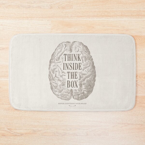 Item preview, Think Inside the Box Brain designed and sold by Geek Updated.