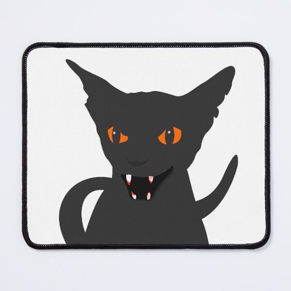 Item preview, Mean and Bloody Halloween Black Cat designed and sold by HectorCantres.