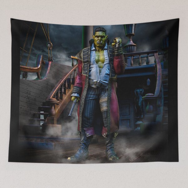 Item preview, Orc Pirate Captain designed and sold by merelpierce.