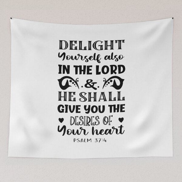 Item preview, Delight Yourself Also In The Lord | Psalm 37:4 | Bible Verse designed and sold by NobleForte.
