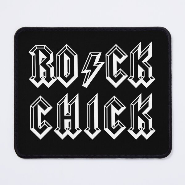 Item preview, Rock Chick-White Logo designed and sold by broadmeadow.