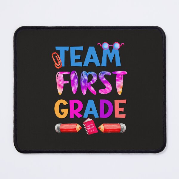 Item preview, Fist Grade Team Teacher Black to School Cute Tie Dye Letter Print T Shirt  designed and sold by AUAINO.