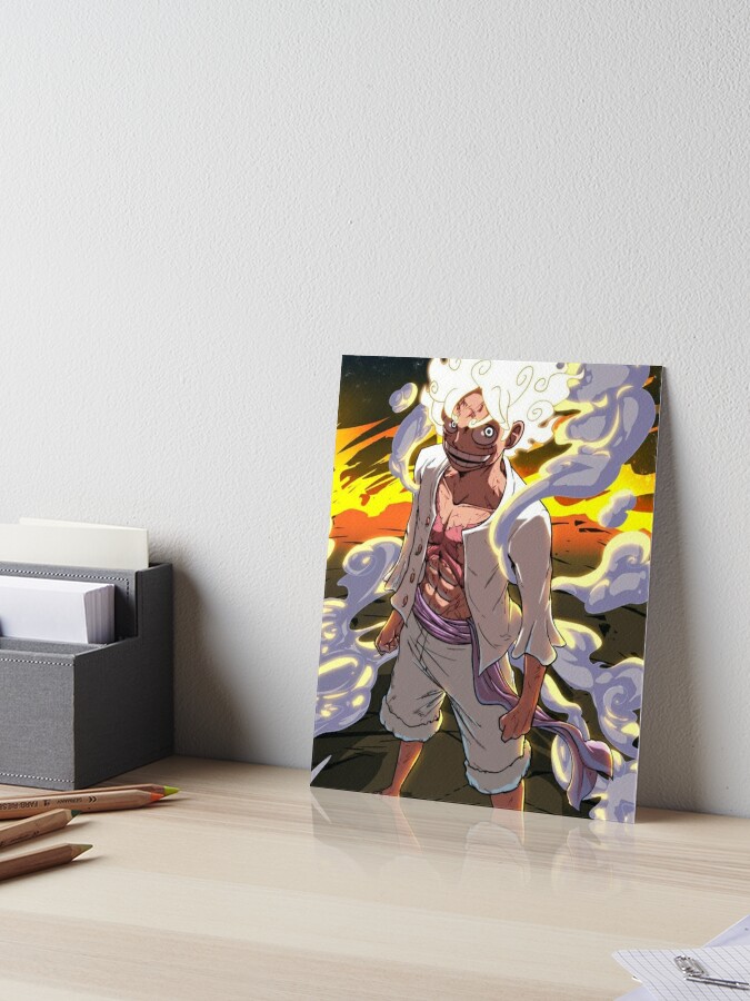 ONE PIECE - LUFFY GEAR 5  Art Board Print for Sale by sxlte