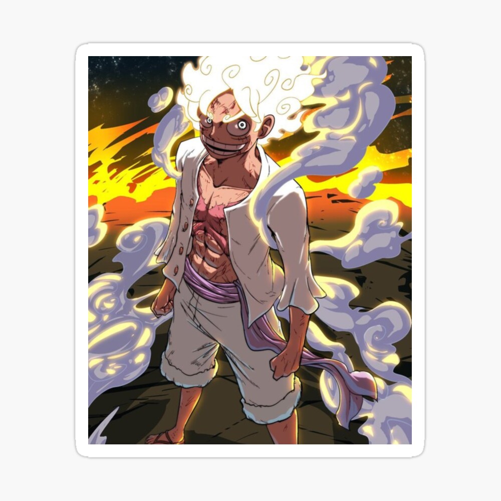 ONE PIECE - LUFFY GEAR 5  Art Board Print for Sale by sxlte