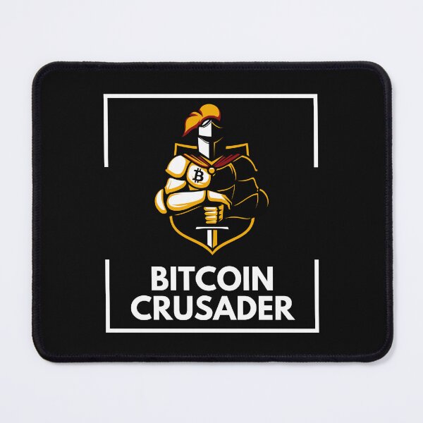 Item preview, Bitcoin Crusader designed and sold by CryptoBeings.