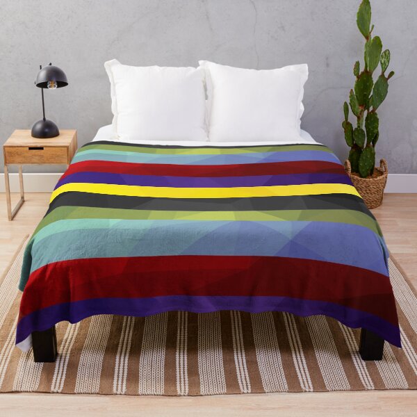 Item preview, Multicolor Horizontal Texture Stripe Design designed and sold by NellVerde.