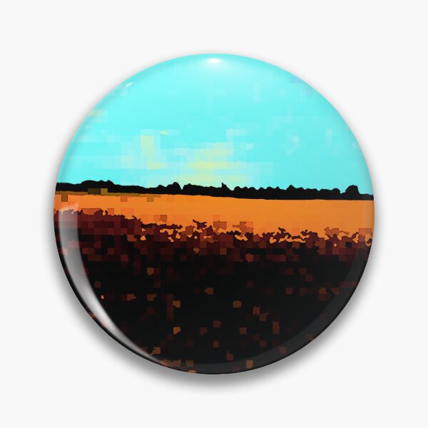 Item preview, funky pixel landscape designed and sold by Fuzzyart1977.