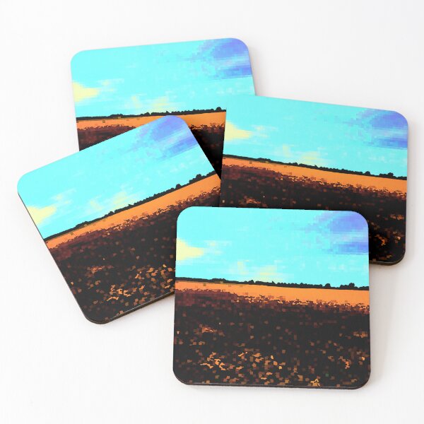 Item preview, funky pixel landscape designed and sold by Fuzzyart1977.